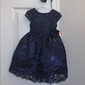 Girls Navy Dress